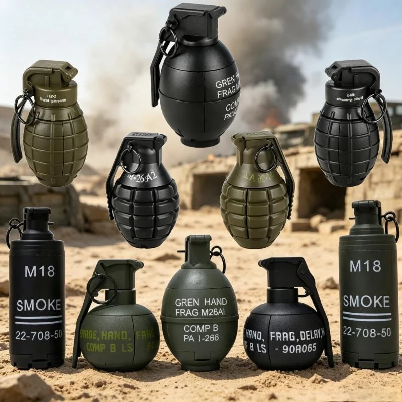 M67 Smoke Grenade Model Toy, Water Splash Novelty Toy, 10 Different Styles Game Decoration Model for Outdoor Game
M67 Smoke Grenade Model Toy, Water Splash Novelty Toy, 10 Different Styles Game Decoration Model for Outdoor Game