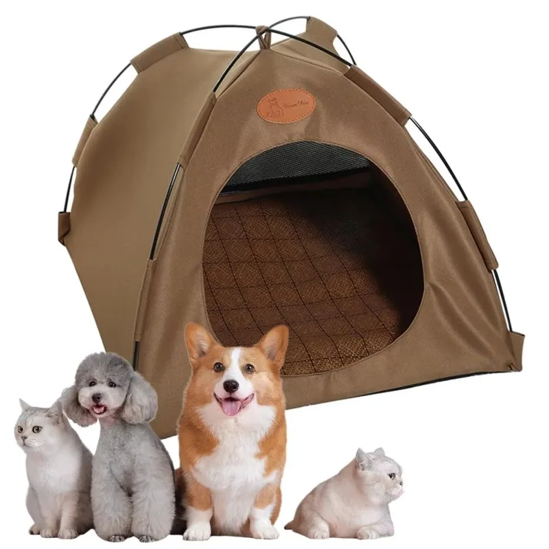 Waterproof Foldable Portable Teepee Nest Pop up Pet Tent Cat Dog Bed Cave House with Removable Cushion Summer Outdoor
Waterproof Foldable Portable Teepee Nest Pop up Pet Tent Cat Dog Bed Cave House with Removable Cushion Summer Outdoor