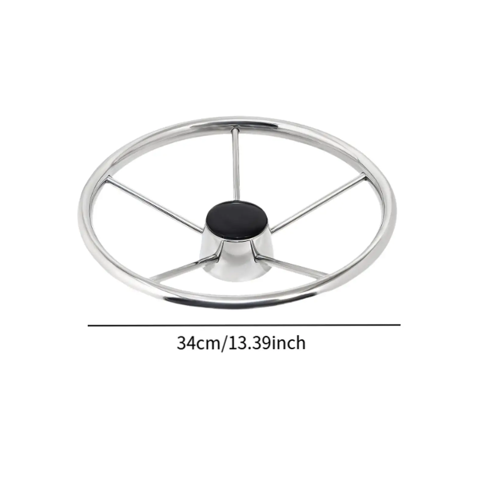 13.5 Inch Marine Steering Wheel Heavy Duty Stainless Steel Comfort Grip for Waterborne Vehicles Yachts
13.5 Inch Marine Steering Wheel Heavy Duty Stainless Steel Comfort Grip for Waterborne Vehicles Yachts