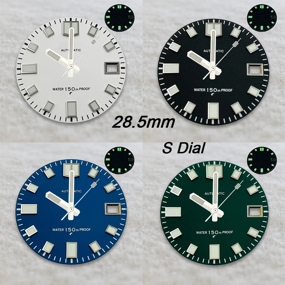 High QualityNH35 Movements 28.5mm S Logo Black/White Matte Dial C3 Green Luminous Watches for men Watch Modification Accessories
High QualityNH35 Movements 28.5mm S Logo Black/White Matte Dial C3 Green Luminous Watches for men Watch Modification Accessories