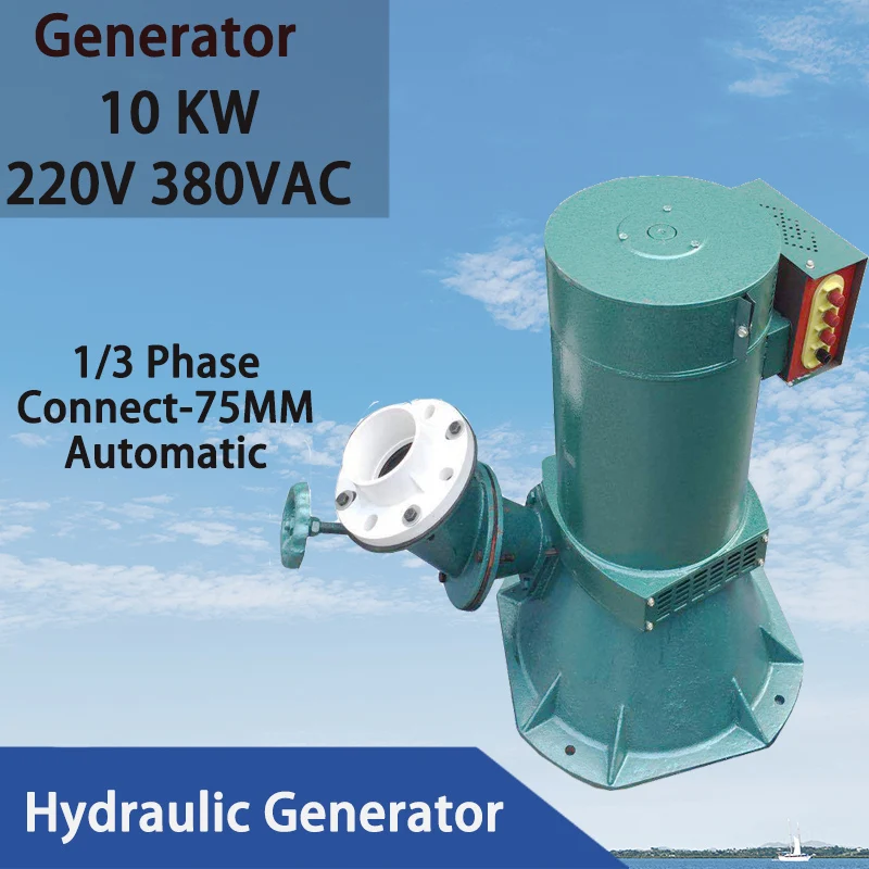 10000W Copper Wire Single-Phase Permanent Magnet Slanting Hydroelectric Generator Set 10kw Hydroelectric Generator
10000W Copper Wire Single-Phase Permanent Magnet Slanting Hydroelectric Generator Set 10kw Hydroelectric Generator