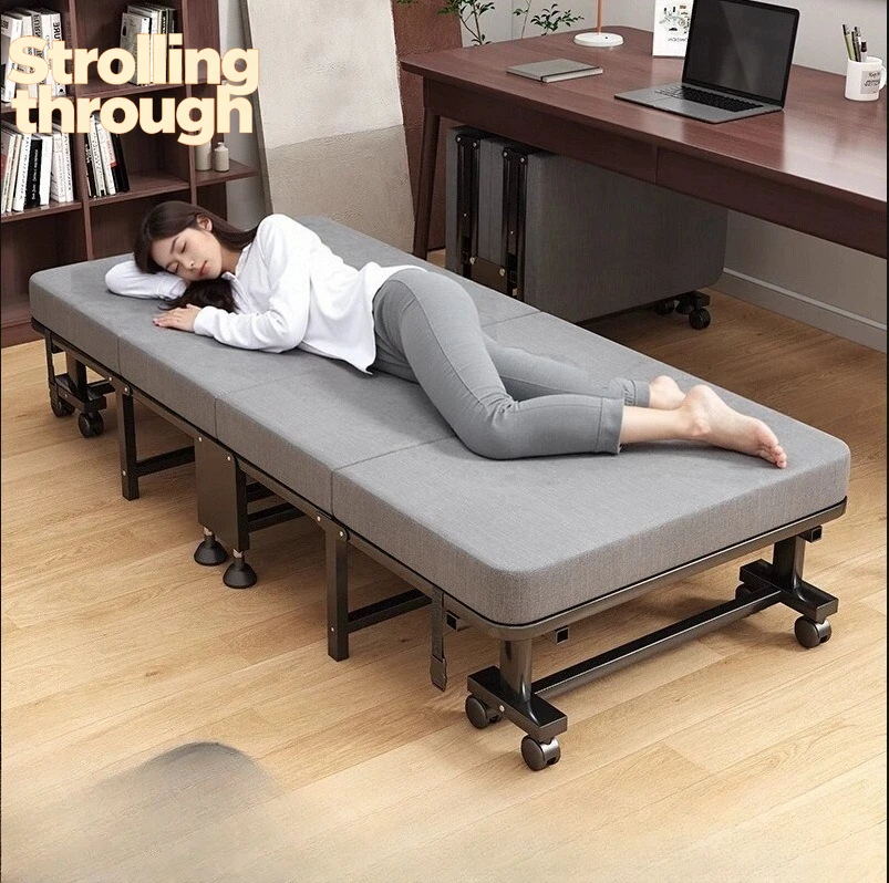 Folding siesta bed Office siesta single bed Household camp bed Multifunctional recliner
Folding siesta bed Office siesta single bed Household camp bed Multifunctional recliner