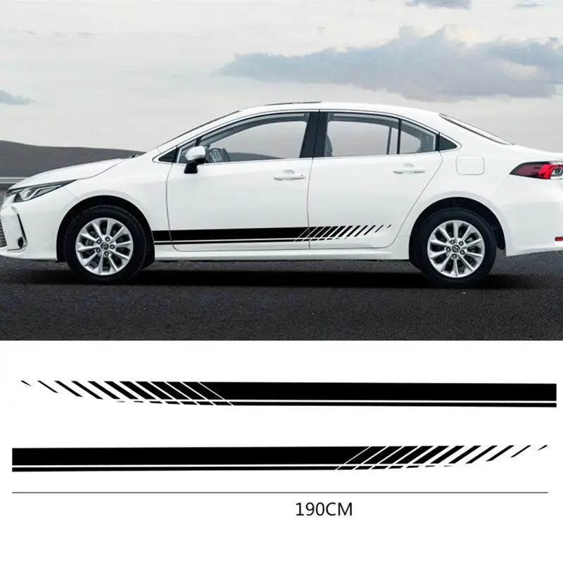 2pcs 190CMx10CM Cover Car Assessoires Die Cut Decal Car Door Long Stripe Stickers Universal Auto Vinyl Film Wrap Racing Sports
2pcs 190CMx10CM Cover Car Assessoires Die Cut Decal Car Door Long Stripe Stickers Universal Auto Vinyl Film Wrap Racing Sports