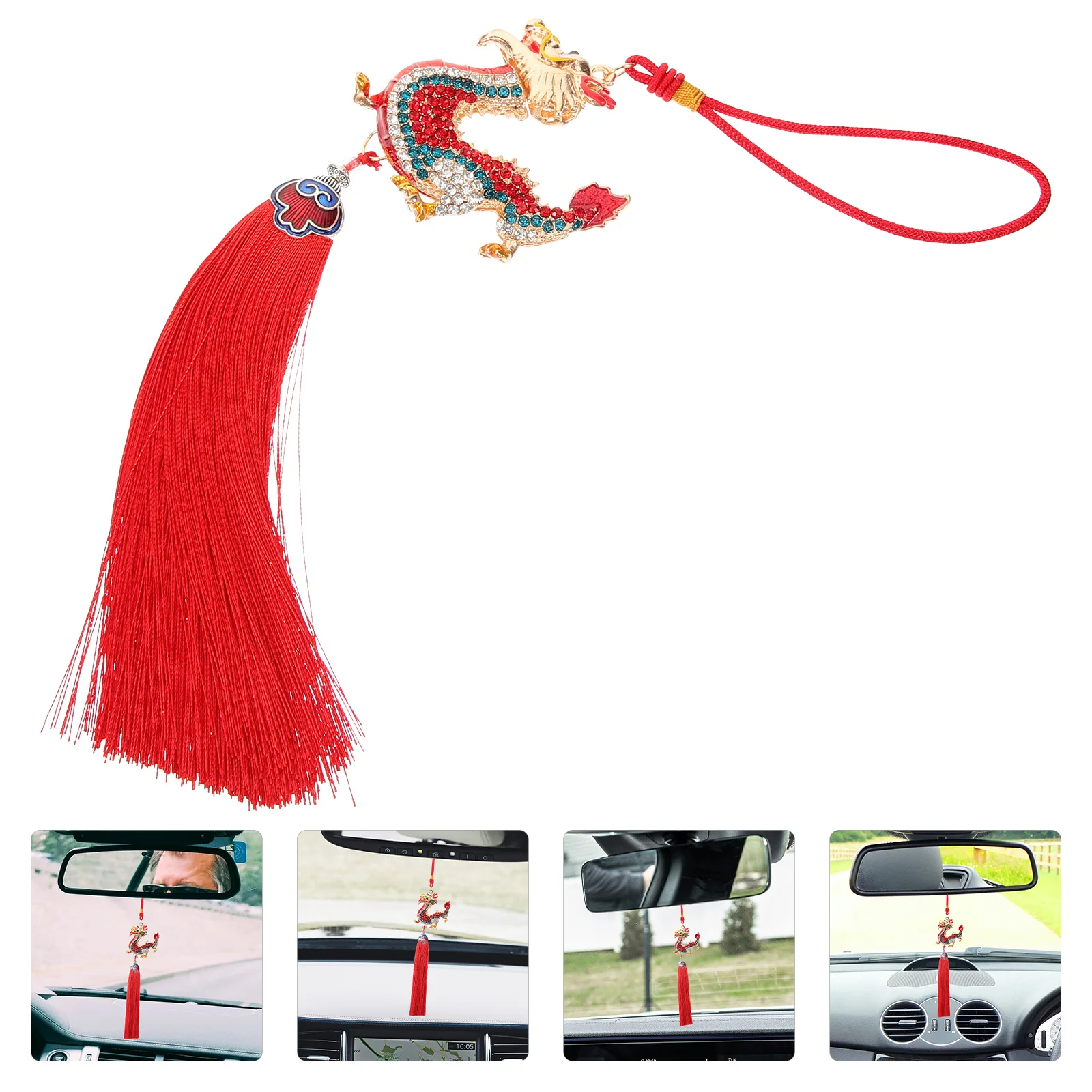 Car Mirror Hanging Ornament Dragon Pendant Zinc Alloy Rearview Mirror Accessories Unique 3D Chinese Dragon Design 
Car Mirror Hanging Ornament Dragon Pendant Zinc Alloy Rearview Mirror Accessories Unique 3D Chinese Dragon Design