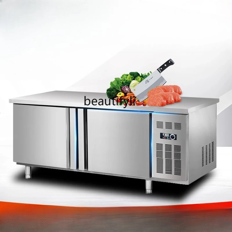 Horizontal refrigerator commercial large-capacity freezer refrigerated and frozen double temperature fresh-keeping cabinet
Horizontal refrigerator commercial large-capacity freezer refrigerated and frozen double temperature fresh-keeping cabinet