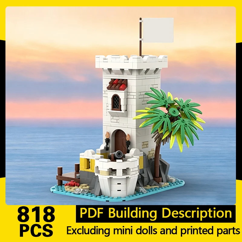 Medieval Castle Model MOC Building Bricks Island Tower Fort Modular Technology Gifts Holiday Assemble Children Toys Suit
Medieval Castle Model MOC Building Bricks Island Tower Fort Modular Technology Gifts Holiday Assemble Children Toys Suit