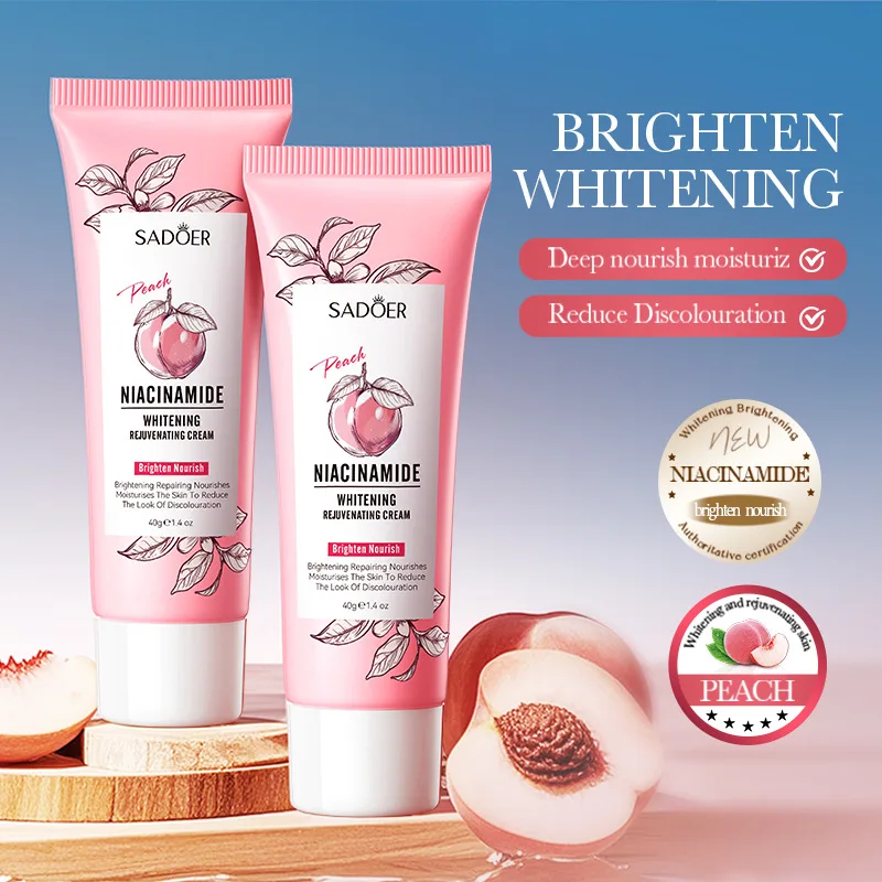 Nicotinamide Peach Cream: Whitening, Moisturizing & Skin - Tightening
Nicotinamide Peach Cream: Whitening, Moisturizing & Skin - Tightening