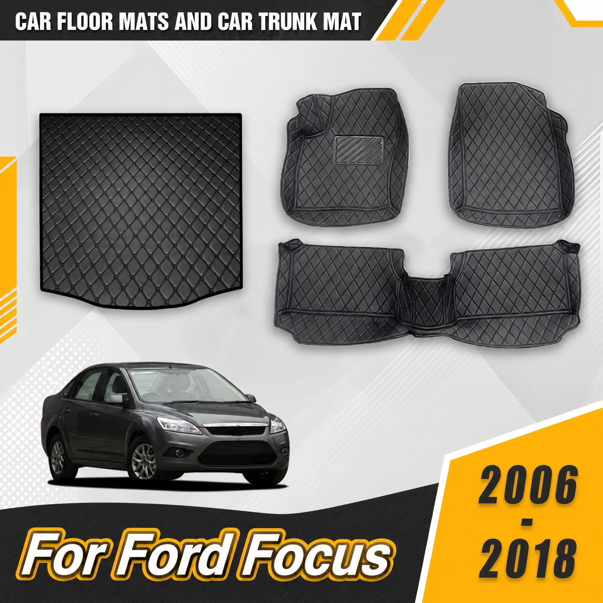 Custom Fit Car Floor Mats Trunk Liner For Ford Focus 2006-2018 Waterproof Foot Pads Anti Slip Carpets Auto Interior Accessories
Custom Fit Car Floor Mats Trunk Liner For Ford Focus 2006-2018 Waterproof Foot Pads Anti Slip Carpets Auto Interior Accessories