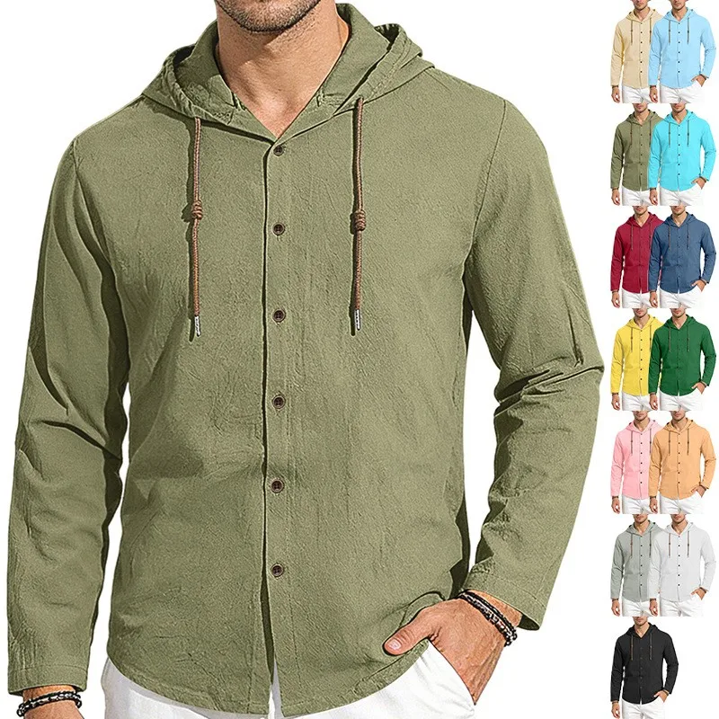 Casual Men Clothes Cotton Hoodie Lightweight Open Front Hooded Sweatshirt Long Sleeve Solid Pullover Drawstring Hood Sweatshirt
Casual Men Clothes Cotton Hoodie Lightweight Open Front Hooded Sweatshirt Long Sleeve Solid Pullover Drawstring Hood Sweatshirt