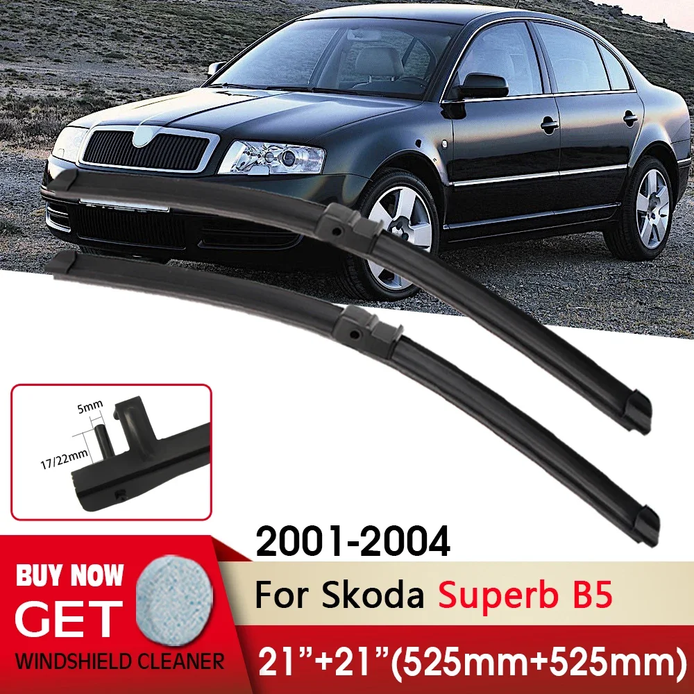Car Wiper Front Wiper Blades 21"+21" For Skoda Superb B5 2001-2004 Fit Side Pin Arm Windshield Windscreen Front Window
Car Wiper Front Wiper Blades 21"+21" For Skoda Superb B5 2001-2004 Fit Side Pin Arm Windshield Windscreen Front Window