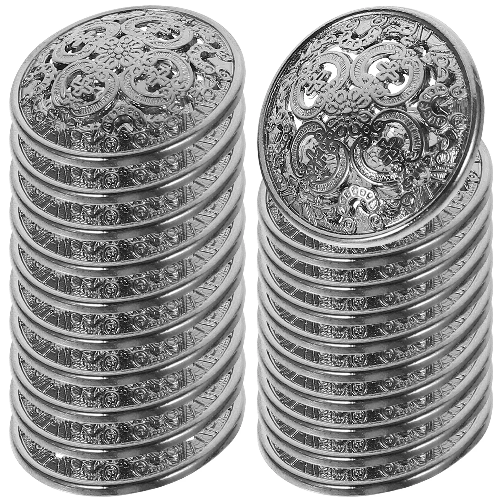 20Pcs Metal Buttons DIY Sewing Clothes Replacement Buttons for Suit Jackets Coats Crafts Decoration Jacket Button
20Pcs Metal Buttons DIY Sewing Clothes Replacement Buttons for Suit Jackets Coats Crafts Decoration Jacket Button