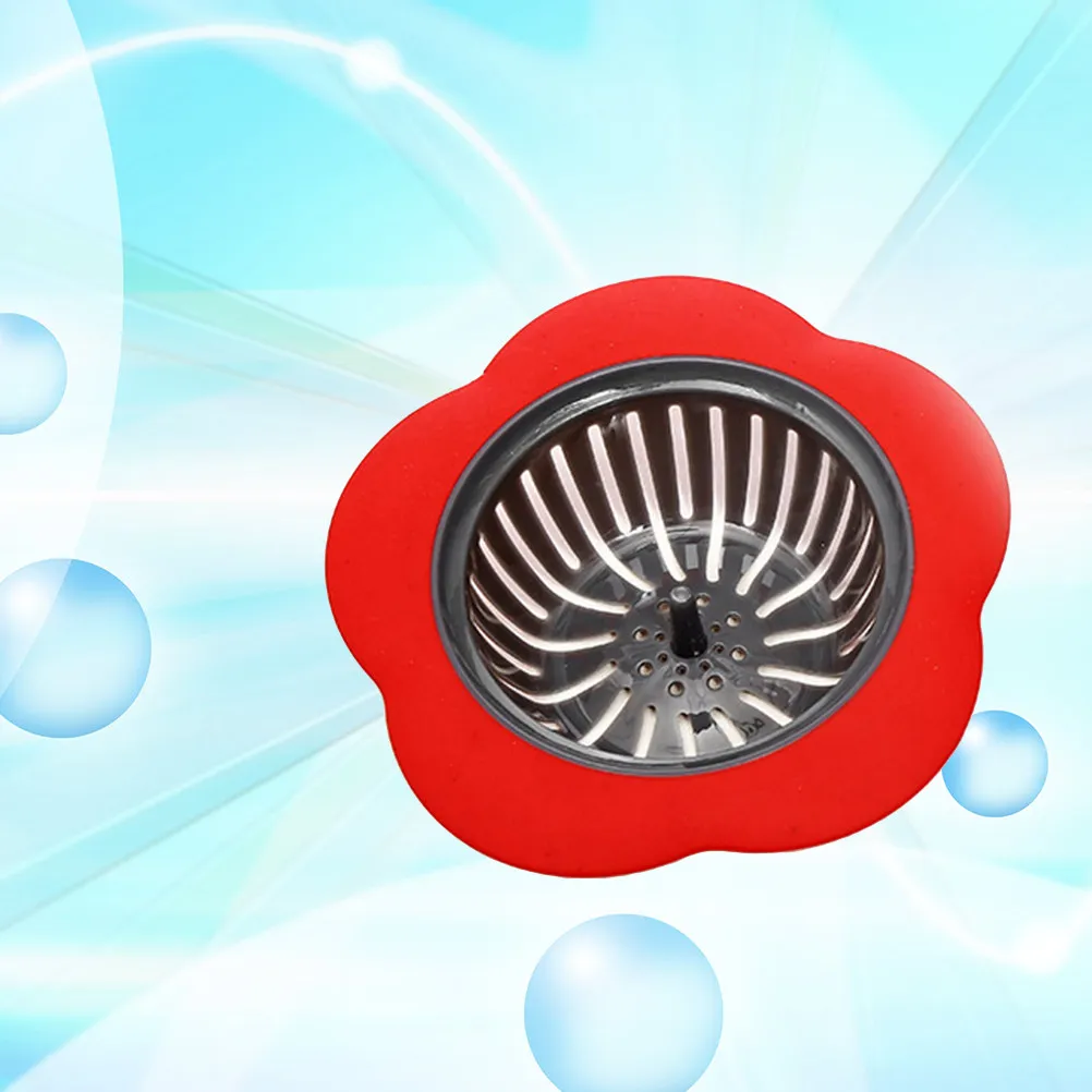 Flower Shaped Sink Strainer Red Plastic Kitchen Bathroom Garbage Mesh Filter Sink Drain Filter Basket Anti-Clog
Flower Shaped Sink Strainer Red Plastic Kitchen Bathroom Garbage Mesh Filter Sink Drain Filter Basket Anti-Clog
