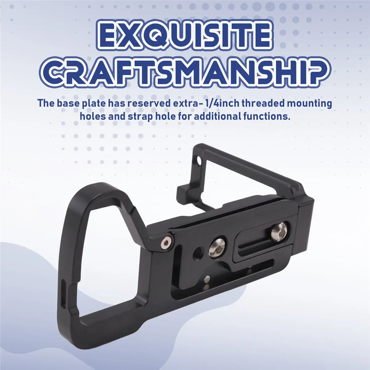 (A03R) Quick Release Plate Base Grips Handle, Hand Grip Handle Quick Release L Plate Holder for Sony A7r4 A7m4 A7S3 A1 Camera B
(A03R) Quick Release Plate Base Grips Handle, Hand Grip Handle Quick Release L Plate Holder for Sony A7r4 A7m4 A7S3 A1 Camera B