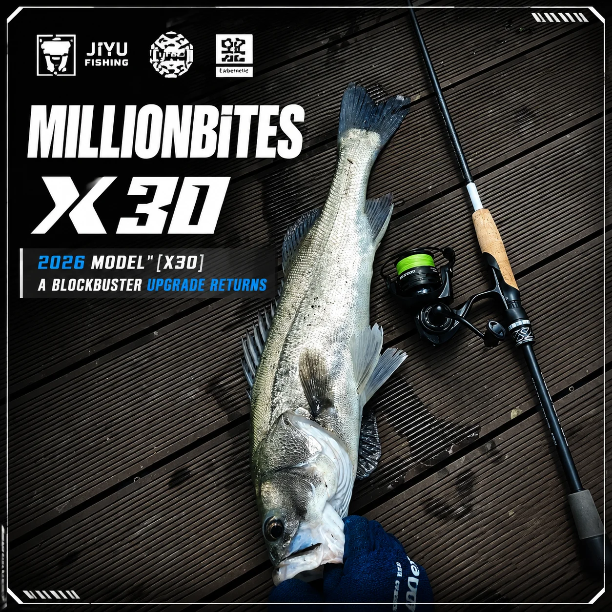 New Product JIYU 2026 X30 2-Section Spinning Rod 1.98m, 945 Layer X-Wrap Blank, FUJI SIC Tip Top+LS Guides, New LKW Frame
New Product JIYU 2026 X30 2-Section Spinning Rod 1.98m, 945 Layer X-Wrap Blank, FUJI SIC Tip Top+LS Guides, New LKW Frame