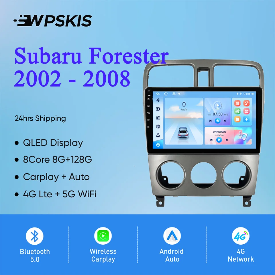 Carplay 8G+128G Android14 Car Radio Stereo Multimedia Player GPS Navi HU For Subaru Forester SG 2002 - 2008 DVD Cassette Carplay
Carplay 8G+128G Android14 Car Radio Stereo Multimedia Player GPS Navi HU For Subaru Forester SG 2002 - 2008 DVD Cassette Carplay