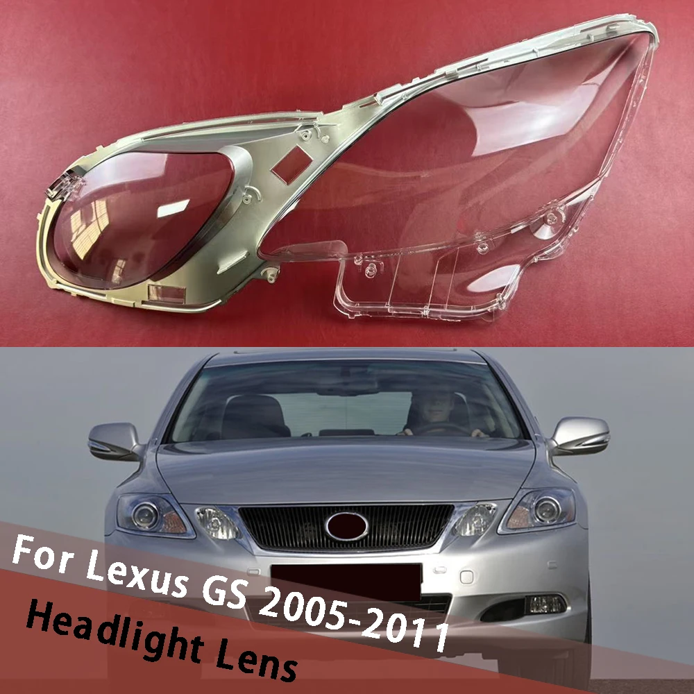 For Lexus GS GS300 GS430 GS450h GS460 2005~2011 Car Headlight Lens Cover Shade Transparent Lampshade Headlamp Shell Plexiglass
For Lexus GS GS300 GS430 GS450h GS460 2005~2011 Car Headlight Lens Cover Shade Transparent Lampshade Headlamp Shell Plexiglass