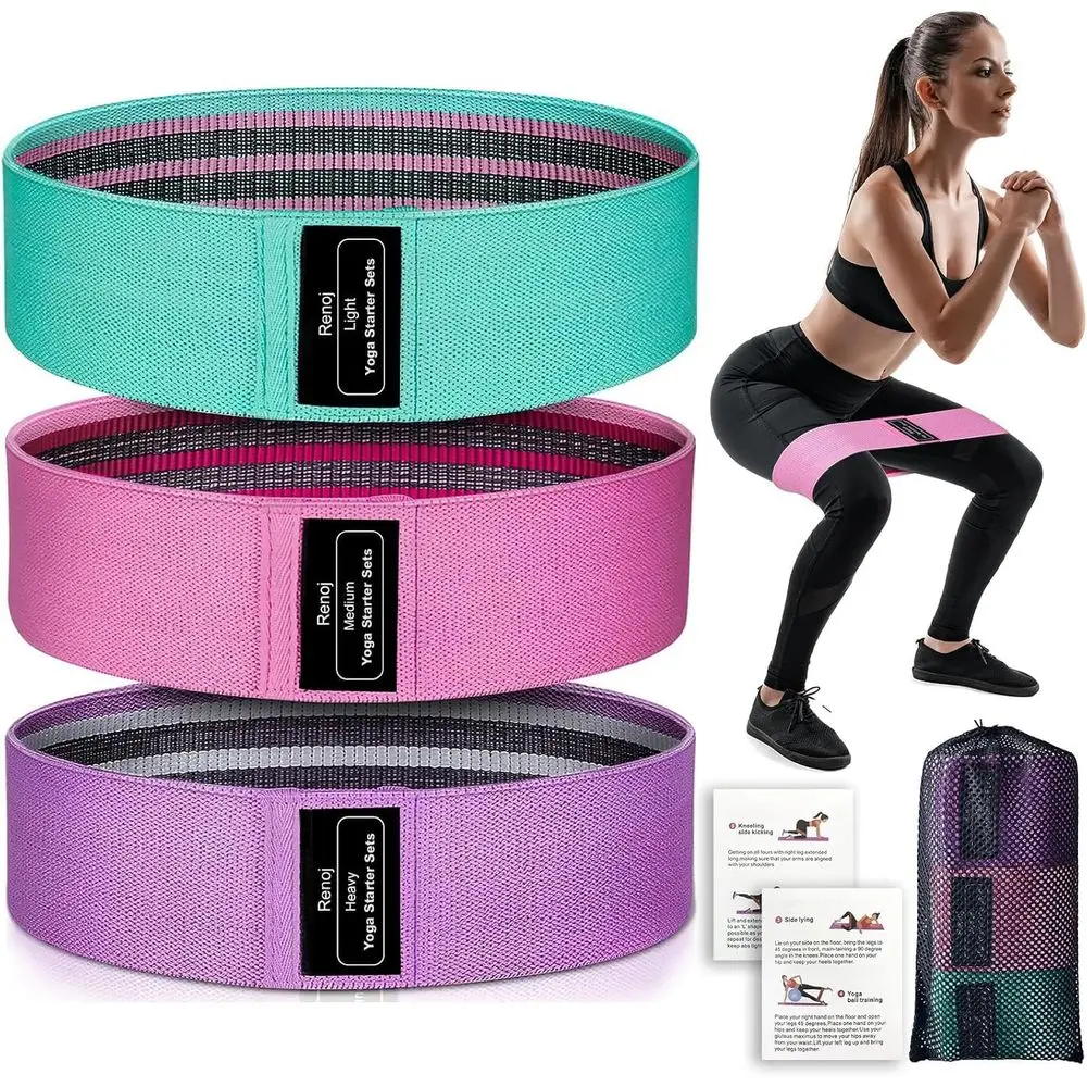 3-Set Proportional Resistance Bands for Fitness, Pilates, Yoga, Home Gym, Lower Body Training | Suitable for All Strength Levels
3-Set Proportional Resistance Bands for Fitness, Pilates, Yoga, Home Gym, Lower Body Training | Suitable for All Strength Levels