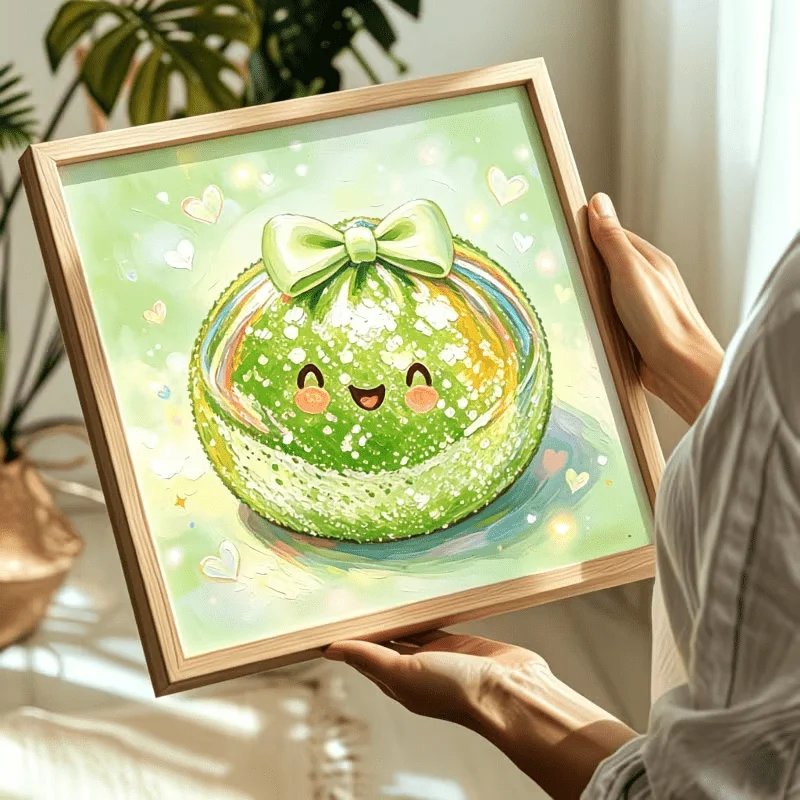 Cute little dumpling diamond painting, diamond painting mosaic process, full round diamond painting products. handmade set home decoration gifts unique design, fun handmade gifts, holiday party diamond painting set
Cute little dumpling diamond painting, diamond painting mosaic process, full round diamond painting products. handmade set home decoration gifts unique design, fun handmade gifts, holiday party diamond painting set
