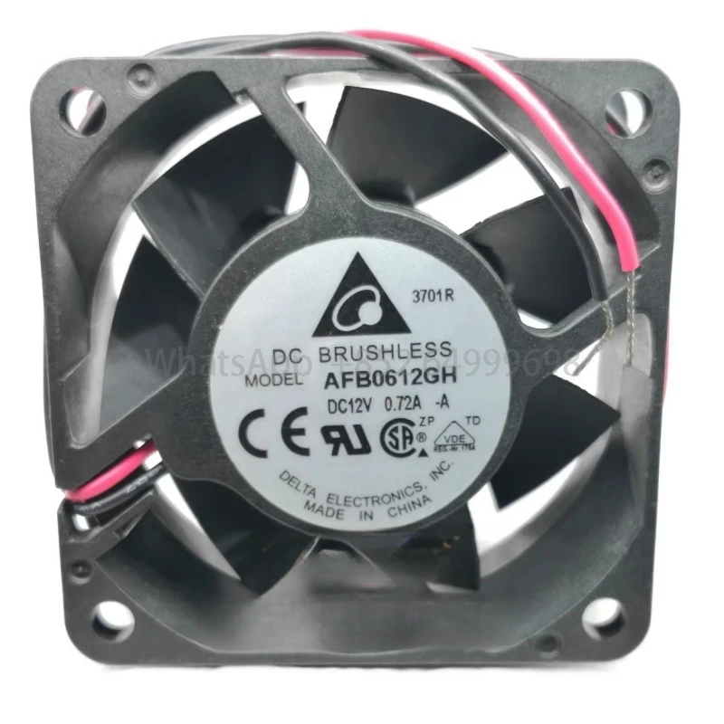 New original AFB0612GH 6025 6cm 12V 0.72A two-wire high air volume chassis cooling fan
New original AFB0612GH 6025 6cm 12V 0.72A two-wire high air volume chassis cooling fan