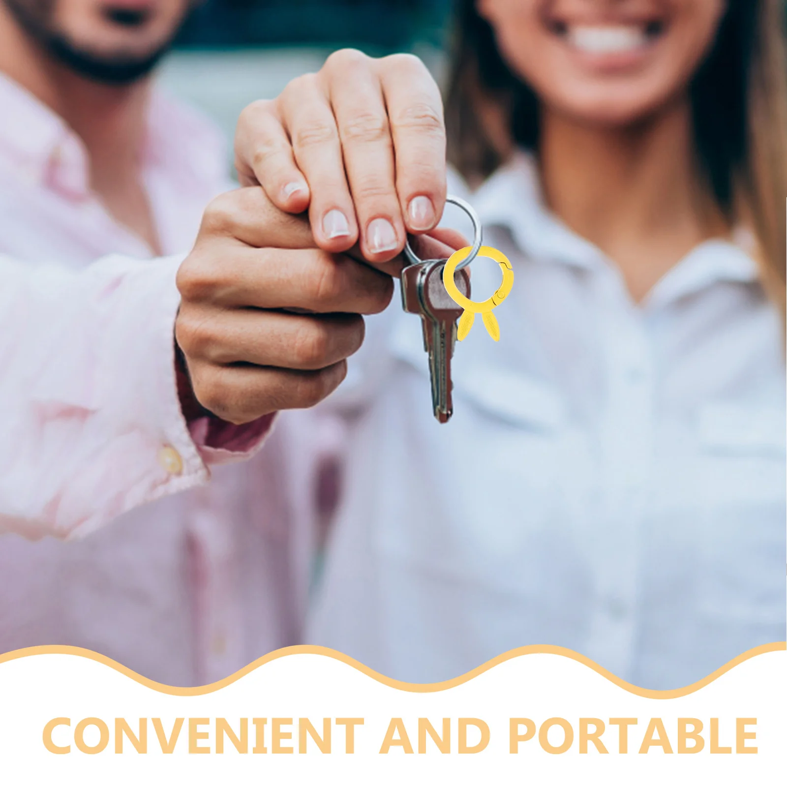 10Pcs Candy Color Rabbit Keychain Rings Durable Metal DIY Craft Accessories Bulk Key Chain Accessories Split Rings
10Pcs Candy Color Rabbit Keychain Rings Durable Metal DIY Craft Accessories Bulk Key Chain Accessories Split Rings