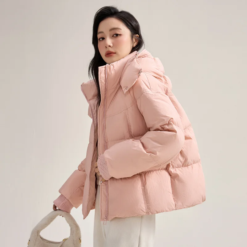 Women's Thick Warm Down Hooded Jacket, Casual Coat, Loose Outerwear, Short Fashion, Winter, Autumn, New, 2024
Women's Thick Warm Down Hooded Jacket, Casual Coat, Loose Outerwear, Short Fashion, Winter, Autumn, New, 2024