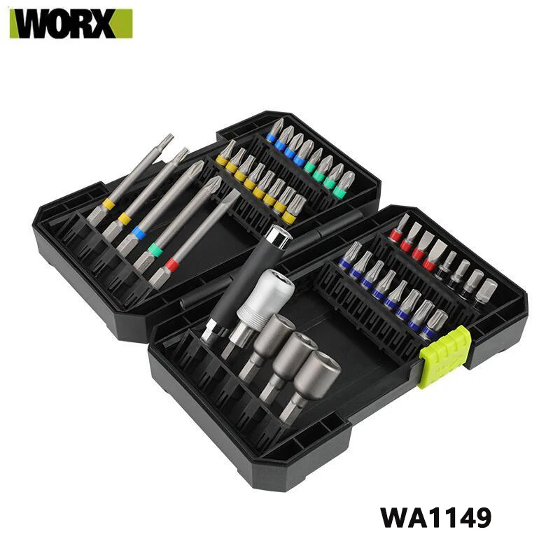 WORX Screwdriver WA1149 Color Set of 42 Multipurpose Combination Power Tools
WORX Screwdriver WA1149 Color Set of 42 Multipurpose Combination Power Tools