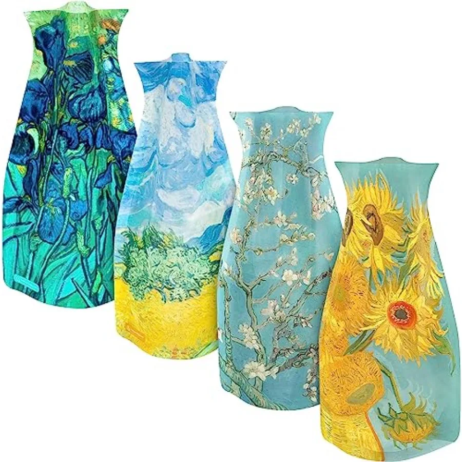 Expandable Flower Vase Set, Plastic Decorative Modern Foldable Printed Vases for Centerpieces for Wedding, Dining Table, Home D
Expandable Flower Vase Set, Plastic Decorative Modern Foldable Printed Vases for Centerpieces for Wedding, Dining Table, Home D