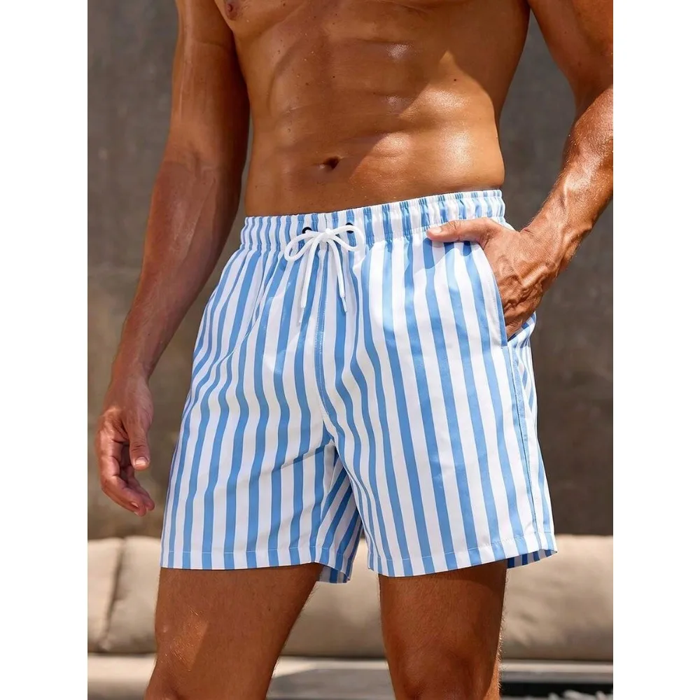 Swim Trunks For Men Drawstring Waist Security Pockets Lightweight 4-Way Stretch Stripes For Beach Vacation,Resort CasualMulticolor Fabric Non-Stretch Lined Beach ShortsMen'S, Boys', Men'S Plus Size, Full Size Beach Pants
Swim Trunks For Men Drawstring Waist Security Pockets Lightweight 4-Way Stretch Stripes For Beach Vacation,Resort CasualMulticolor Fabric Non-Stretch Lined Beach ShortsMen'S, Boys', Men'S Plus Size, Full Size Beach Pants