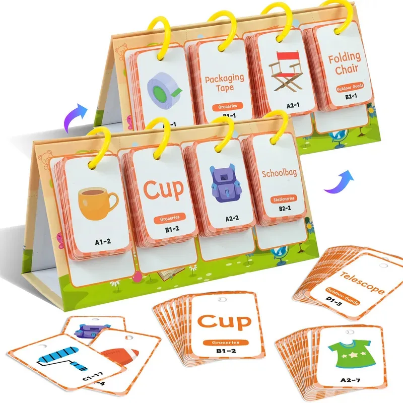96 Daily Supplies English Cognition Cards - Illustrated Early Education Parent Child Interactive Learning Game for Kids
96 Daily Supplies English Cognition Cards - Illustrated Early Education Parent Child Interactive Learning Game for Kids