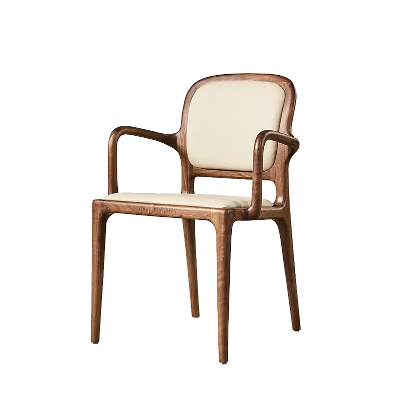 Light Luxury Italian-Style Leisure Chair Special-Shaped Leather Solid Wood Dining Chair Study Chair Single Seat Sofa 
Light Luxury Italian-Style Leisure Chair Special-Shaped Leather Solid Wood Dining Chair Study Chair Single Seat Sofa