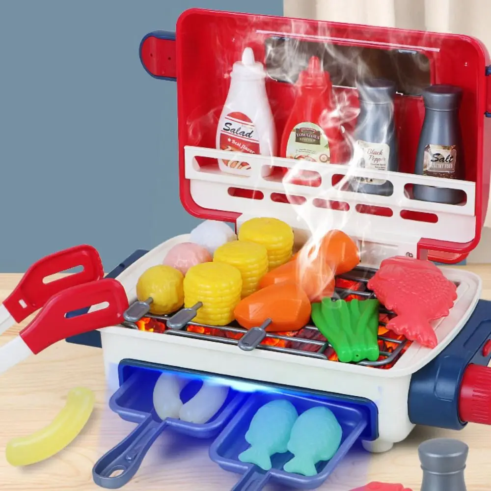 34pcs/set LED Simulated Barbecue Set Spray Play House Kids Pretend Cooking Toy Montessori Miniature Kids BBQ Playset
34pcs/set LED Simulated Barbecue Set Spray Play House Kids Pretend Cooking Toy Montessori Miniature Kids BBQ Playset