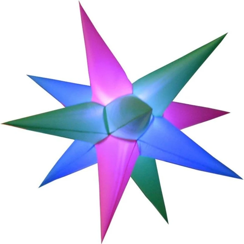 SAYOK Inflatable Colorful Star Hanging Decoration Inflatable Rainbow Star Balloon with Light for Party Wedding Bar Ceiling Decor
SAYOK Inflatable Colorful Star Hanging Decoration Inflatable Rainbow Star Balloon with Light for Party Wedding Bar Ceiling Decor