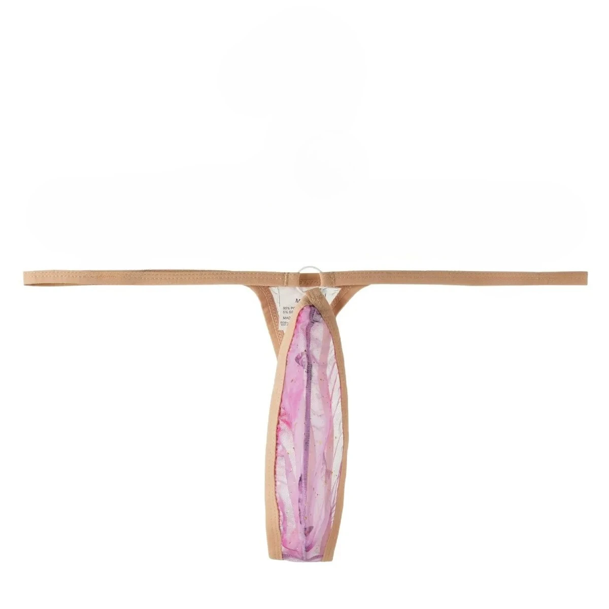 Men Low Rise T-back Thong Contrast Color Thin Strap Sheer Mesh Gold Foil Floral Print See Through Sexy Quick Dry Male G-string
Men Low Rise T-back Thong Contrast Color Thin Strap Sheer Mesh Gold Foil Floral Print See Through Sexy Quick Dry Male G-string