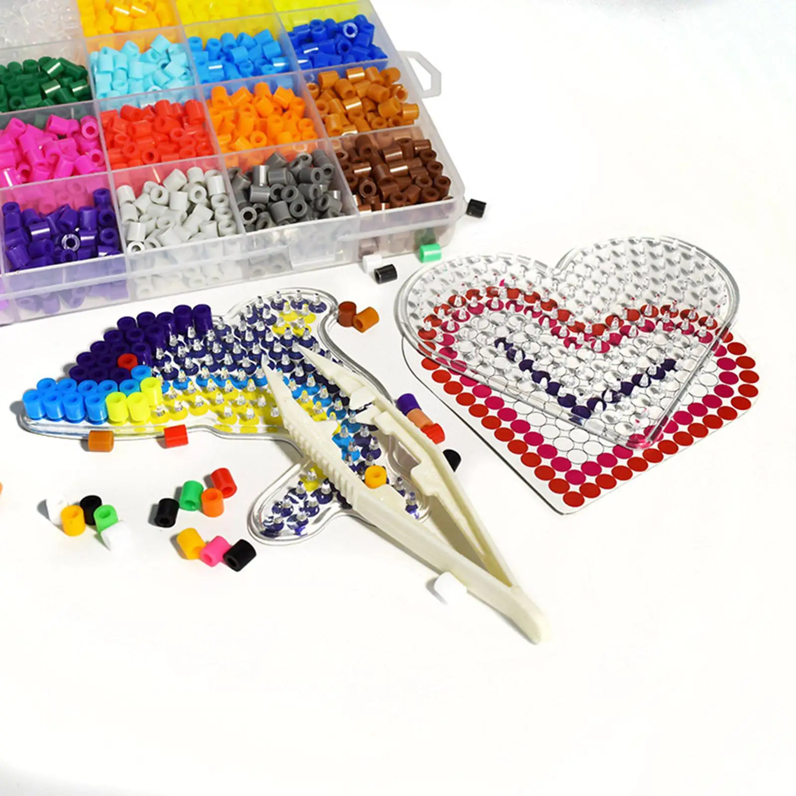 2400x Craft Kit Ironing Paper Pegboard 3D Puzzles Starter
2400x Craft Kit Ironing Paper Pegboard 3D Puzzles Starter