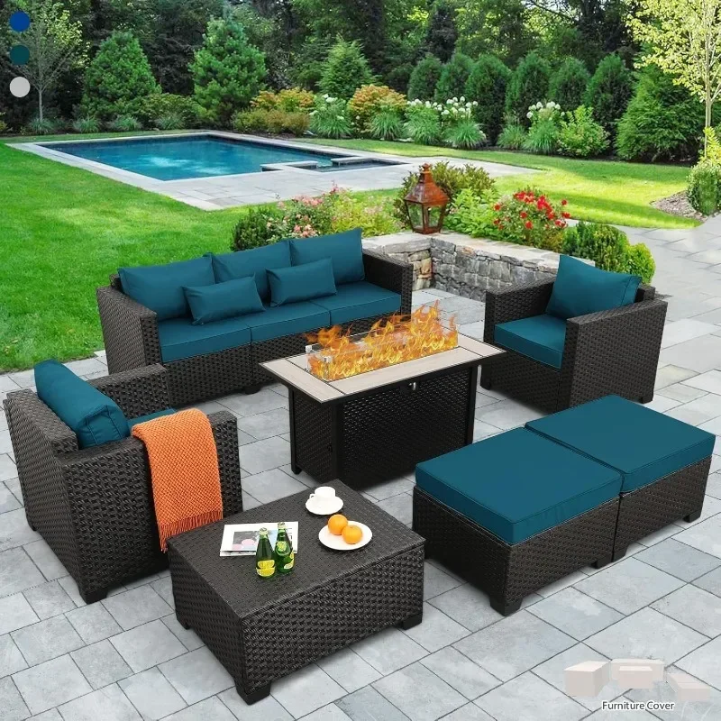 Outdoor Patio Furniture 60000 BTU Outdoor Propane Fire Pit Table Patio Furniture Set 45 In Outdoor Fire Pits 7 Pieces Patio Sofa
Outdoor Patio Furniture 60000 BTU Outdoor Propane Fire Pit Table Patio Furniture Set 45 In Outdoor Fire Pits 7 Pieces Patio Sofa