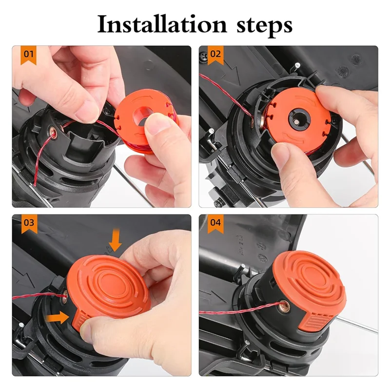 AB33-Trimmer Spool Line For Worx,12 Pack WA0010 Edger Spools Replacement For Worx, Trimmer Line Refills 0.065 Inch For Worx Dura
AB33-Trimmer Spool Line For Worx,12 Pack WA0010 Edger Spools Replacement For Worx, Trimmer Line Refills 0.065 Inch For Worx Dura