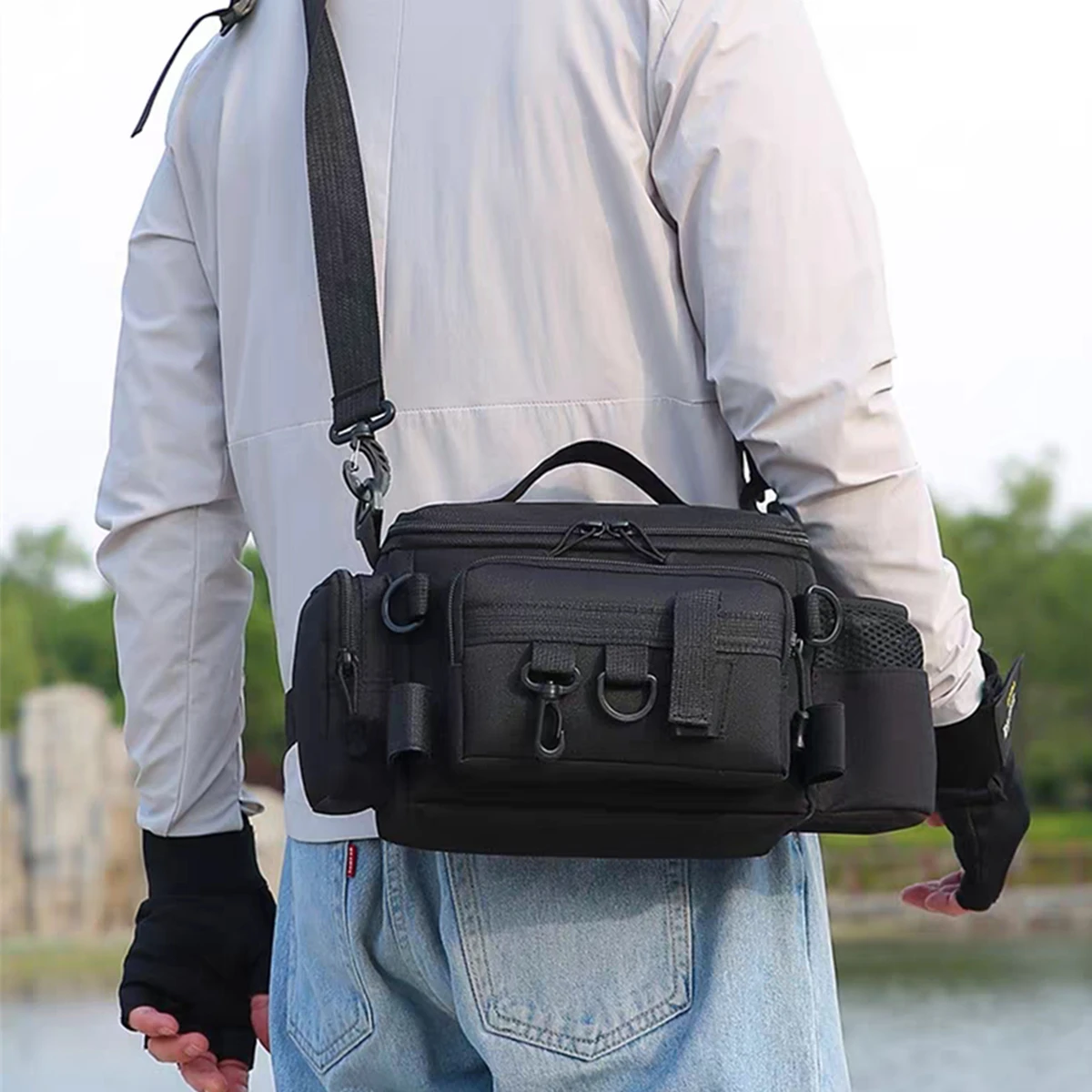 Новая сумка для рыболовных снастей: вместительная, многофункциональная поясная сумка, сумка для удочек, тактический рюкзак, наплечная сумка для рыболовных принадлежностей
Новая сумка для рыболовных снастей: вместительная, многофункциональная поясная сумка, сумка для удочек, тактический рюкзак, наплечная сумка для рыболовных принадлежностей