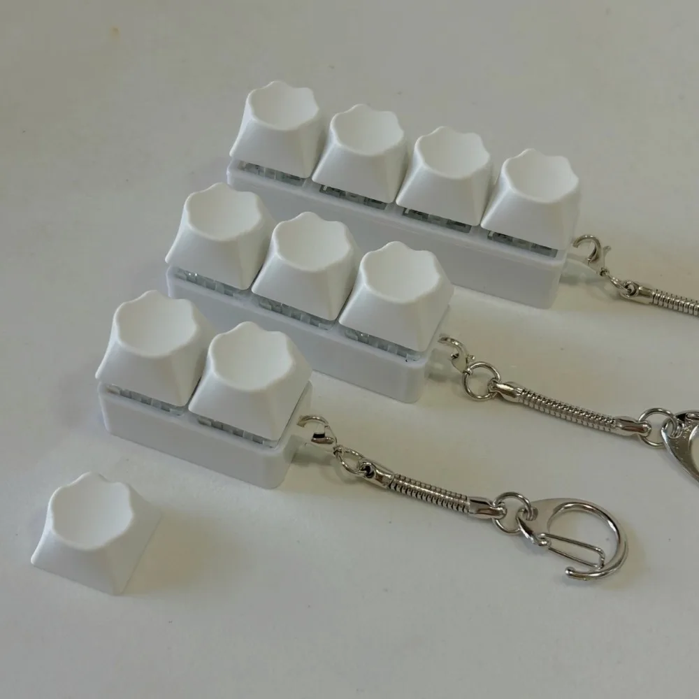 Relaxing Cat Paw Fidget Keychain Graffitable Relief Stress Finger Keyboard Cap Stress-relieving Pass The Time Clicker Toy
Relaxing Cat Paw Fidget Keychain Graffitable Relief Stress Finger Keyboard Cap Stress-relieving Pass The Time Clicker Toy