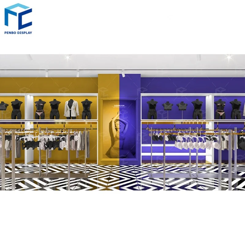 2025customized. fashion modern small decoration clothes stores retail shop design clothing shop garment shop Saudi Arab
2025customized. fashion modern small decoration clothes stores retail shop design clothing shop garment shop Saudi Arab
