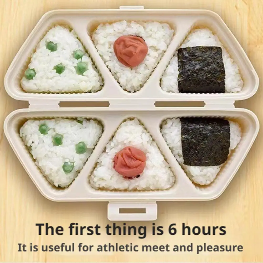 6-Compartment Triangle Rice Ball Mold Sushi Making Kit Kitchen Party Supply Mold Tool Diy Bento Accessories Tools
6-Compartment Triangle Rice Ball Mold Sushi Making Kit Kitchen Party Supply Mold Tool Diy Bento Accessories Tools