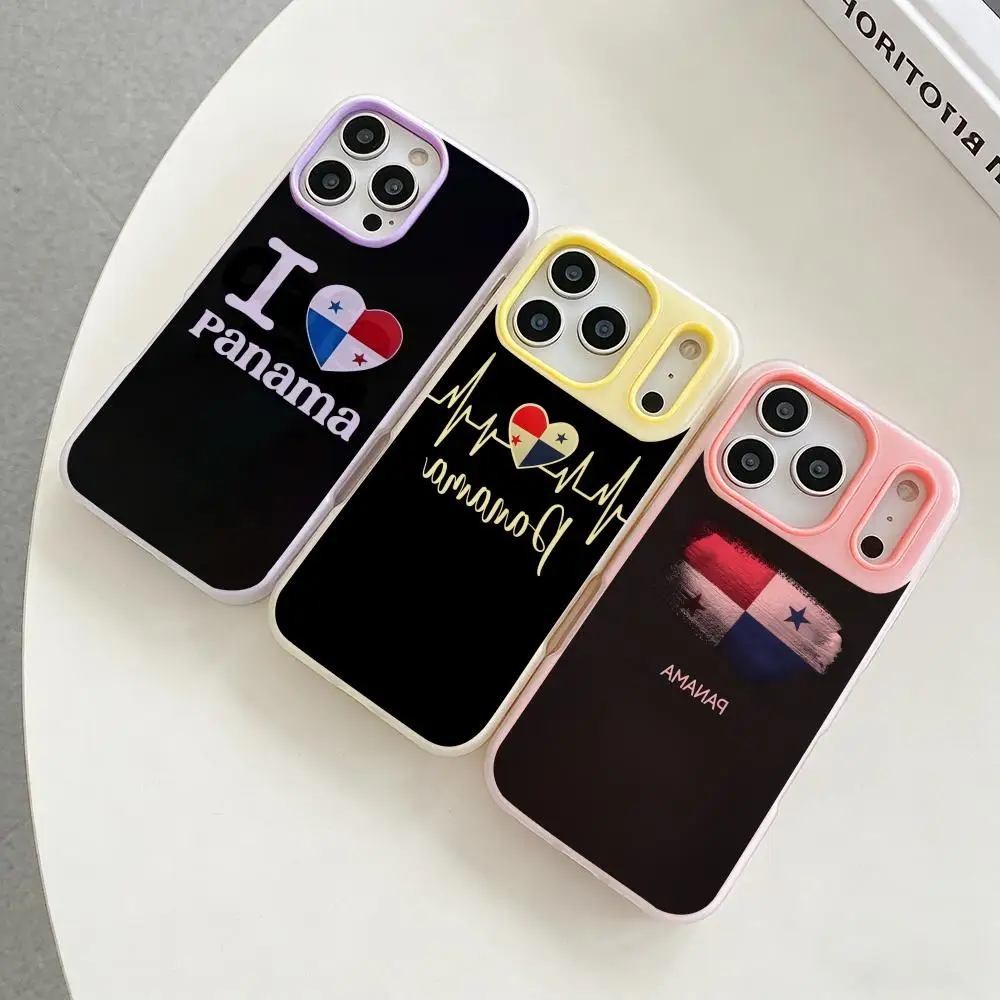 Symbol P-Panama Flag Phone Case Colorful 2‑in‑1 Jelly Matte Clear Full Protection Case For iPhone 11‑17 Series
Symbol P-Panama Flag Phone Case Colorful 2‑in‑1 Jelly Matte Clear Full Protection Case For iPhone 11‑17 Series