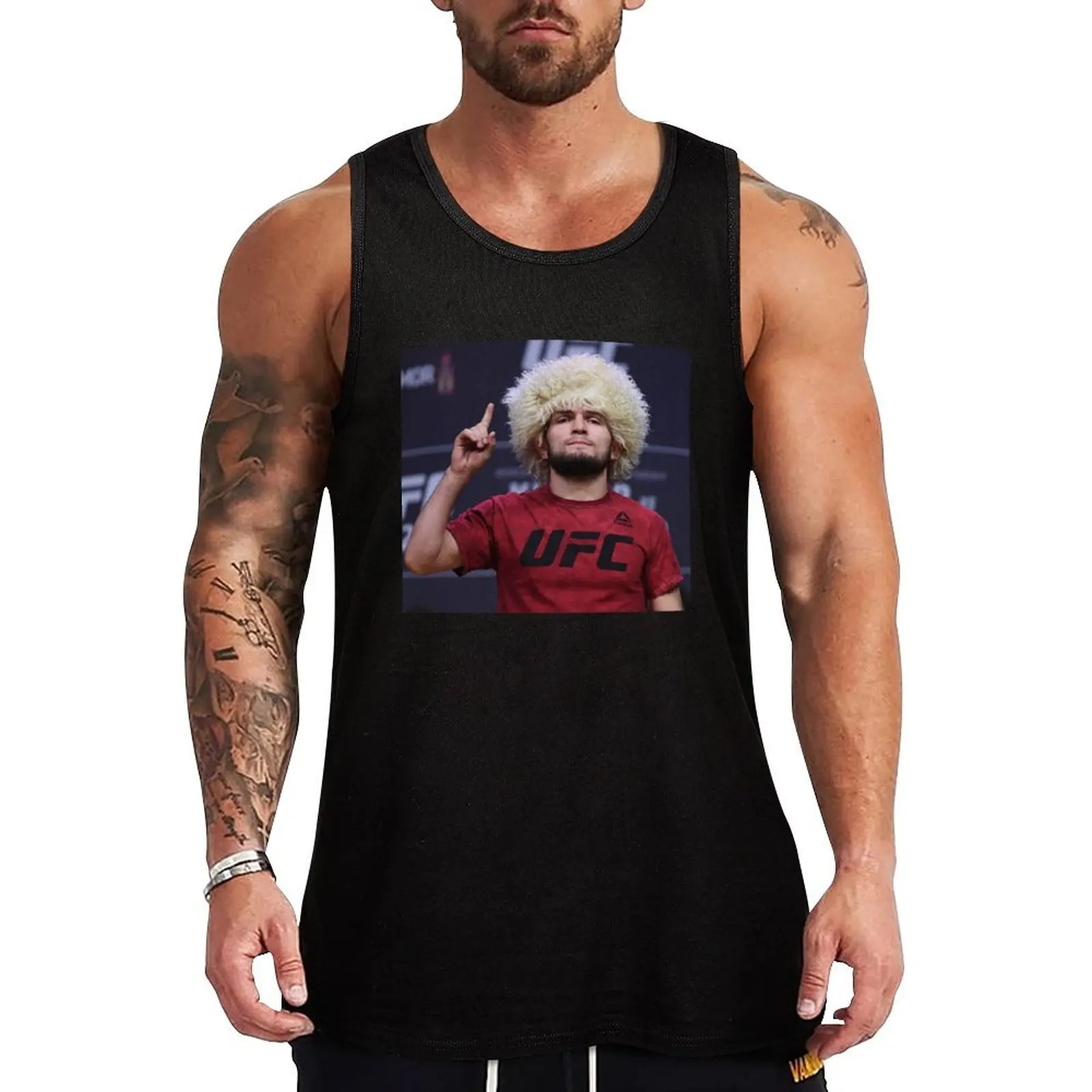 khabib nurmagomedov Tank Top Gym clothes singlets for men training weight vest Clothing
khabib nurmagomedov Tank Top Gym clothes singlets for men training weight vest Clothing