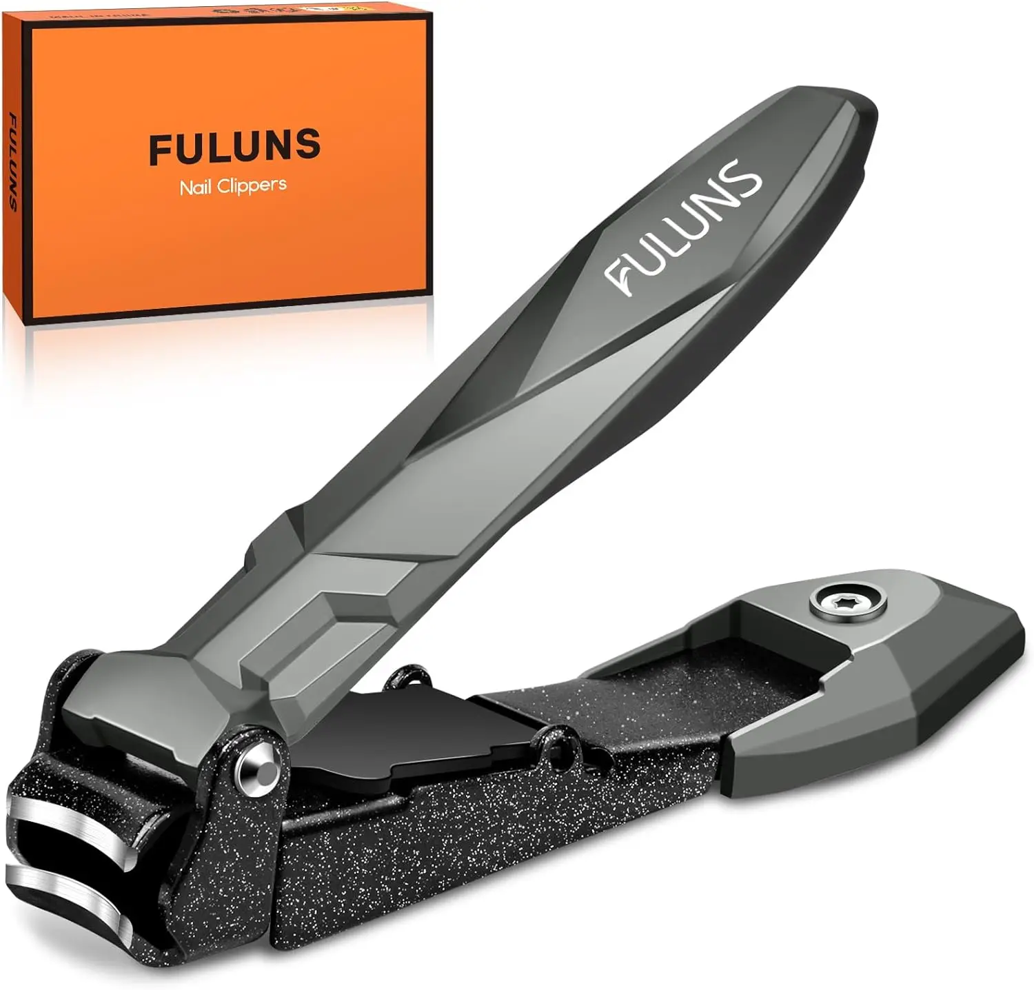 Nail Clippers with Catcher, Heavy Duty No Splash Toe Nail Clippers for Seniors, Ultra Sharp Fingernail & Toenail Cutter
Nail Clippers with Catcher, Heavy Duty No Splash Toe Nail Clippers for Seniors, Ultra Sharp Fingernail & Toenail Cutter