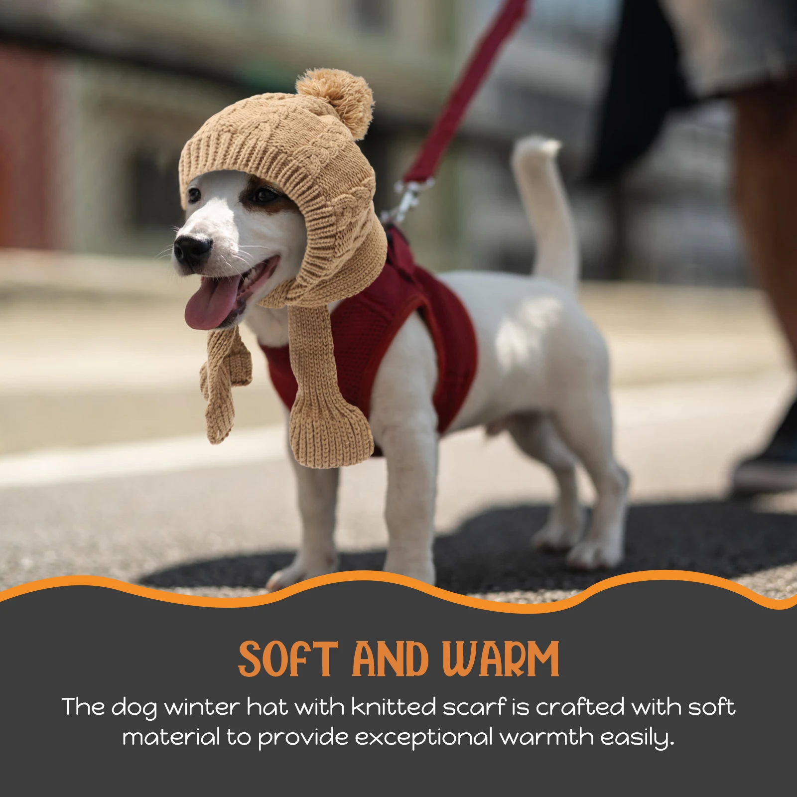 Dog Winter Hat Small Knitted Pet Headgear Scarf Yarn Headdress Decorative Adjustable Size Cozy Wool Lining Fashionable Simple
Dog Winter Hat Small Knitted Pet Headgear Scarf Yarn Headdress Decorative Adjustable Size Cozy Wool Lining Fashionable Simple