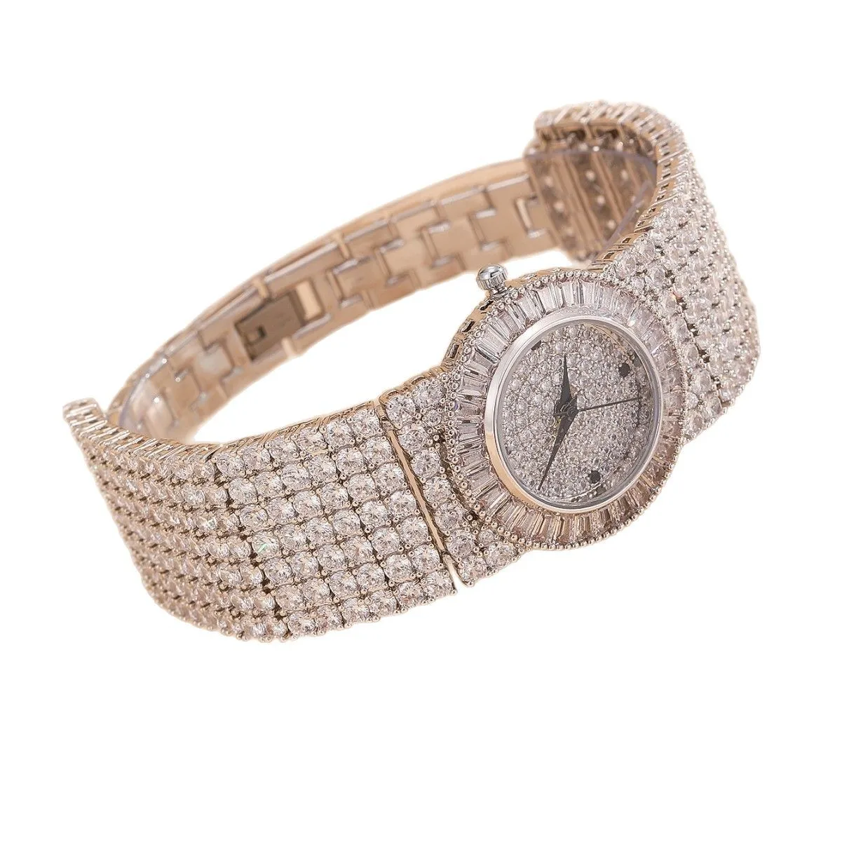 Часы-браслет без регулировки, модные круглые женские часы, инкрустированные бриллиантами
Часы-браслет без регулировки, модные круглые женские часы, инкрустированные бриллиантами