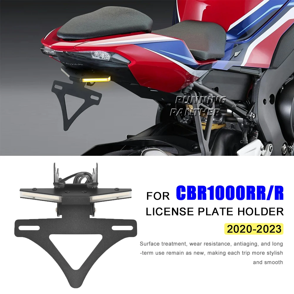 New Moto license plate holder turn signal integrated license plate holder short tail For Honda CBR1000RR / R 2020-2023 2021 2022
New Moto license plate holder turn signal integrated license plate holder short tail For Honda CBR1000RR / R 2020-2023 2021 2022