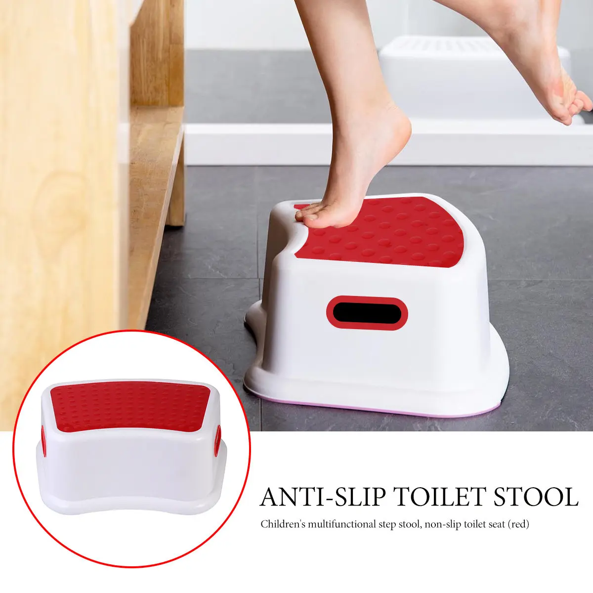 Childrens Step Stool Kid Toddler Red Small Kids Stools for Bathroom Sink Stepping
Childrens Step Stool Kid Toddler Red Small Kids Stools for Bathroom Sink Stepping