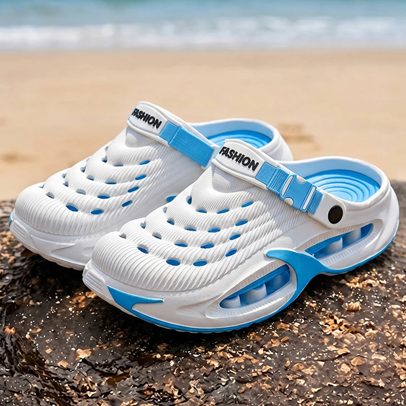 Fashion Hollow Out Thick Bottom Sports Sandals Men Eva Soft Sole Summer Clogs Sandals Men Non Slip Outdoor Driving Beach Sandles
Fashion Hollow Out Thick Bottom Sports Sandals Men Eva Soft Sole Summer Clogs Sandals Men Non Slip Outdoor Driving Beach Sandles