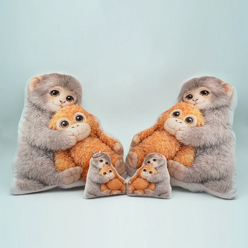 Милая 3D-печатная плюшевая подушка-обезьянка и брелок для сумки в виде мягкой игрушки-шимпанзе, обнимающегося симпатичного дизайна, реалистичный подарок для декора детской спальни
Милая 3D-печатная плюшевая подушка-обезьянка и брелок для сумки в виде мягкой игрушки-шимпанзе, обнимающегося симпатичного дизайна, реалистичный подарок для декора детской спальни