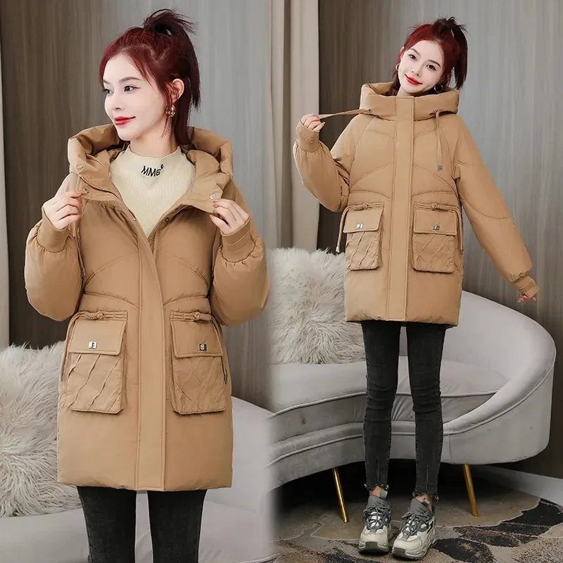 Women Parkas 2023 New Thick Winter Jacket Casual Hooded Warm Long Jackets Snow Wear Coat Female Thicken Parkas Outwear
Women Parkas 2023 New Thick Winter Jacket Casual Hooded Warm Long Jackets Snow Wear Coat Female Thicken Parkas Outwear